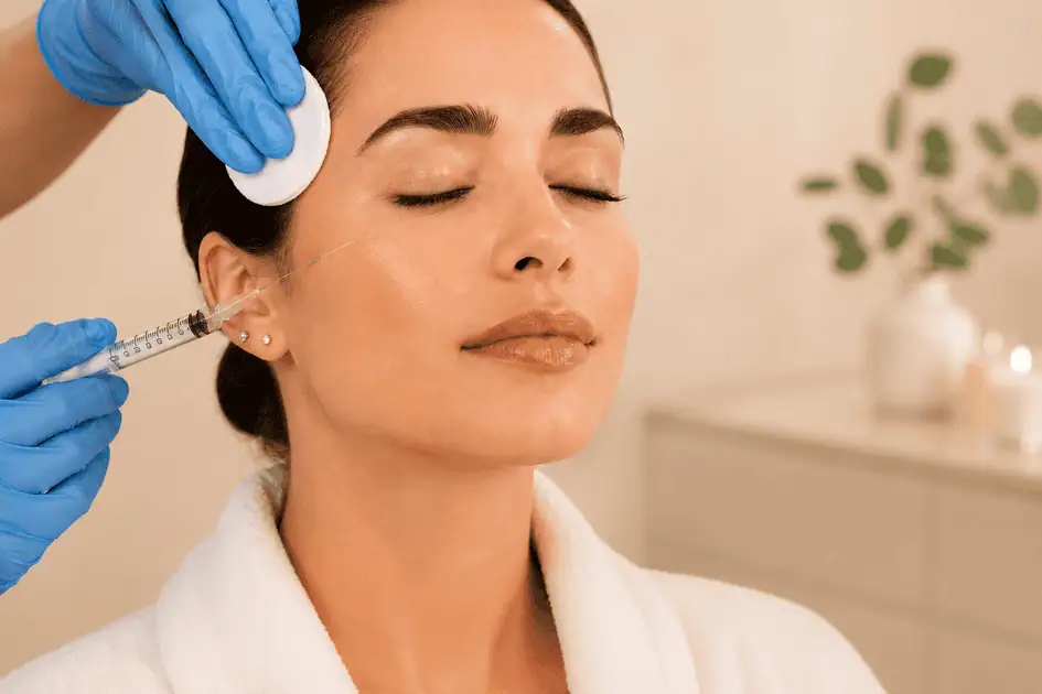 Sculptra treatment for cheek volume